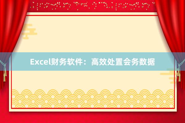 Excel财务软件：高效处置会务数据